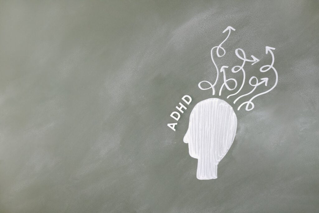 8 Important questions and pain points regarding the rise of ADHD in adults and kids 3 A schematic for a human thinking about ADHD (Chaparral Pharmacy)