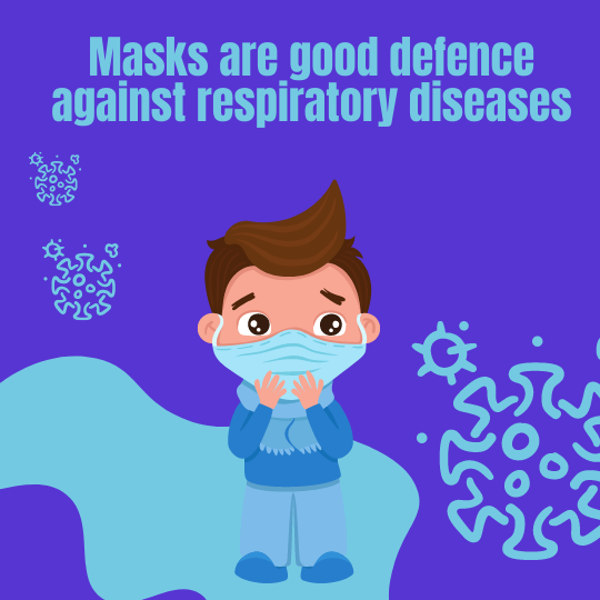 6 important respiratory illnesses in kids: Detection, treatments, and the role of a compounding pharmacy in treating some of them 3 A boy wearing a mask to protect against COVID-19