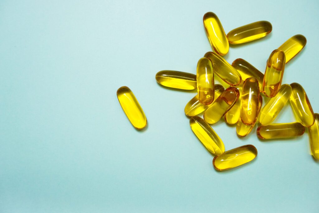 The Benefits of Omega-3, 6, and 9 Fatty Acids 2 A photo of Omega-3 capsules