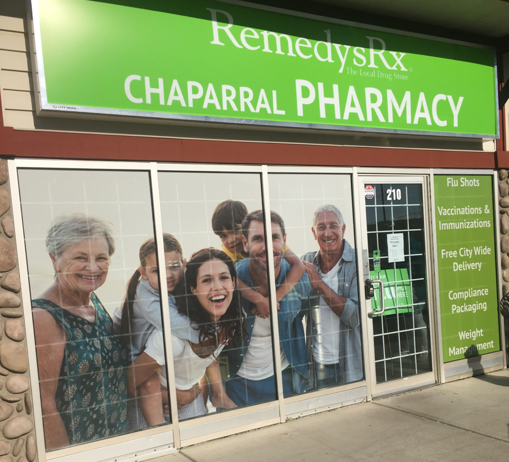 Looking for a Regular or Compounding Pharmacy in Legacy, Calgary? Chaparral Compounding Pharmacy can help with your health needs! 8 Chaparral Pharmacy RemedysRx 1